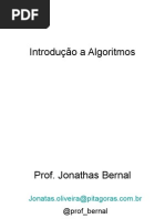 1-Algoritmos - Apresentação Da Disciplina
