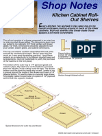 WoodWorking Plans Roll-Out Shelves PDF