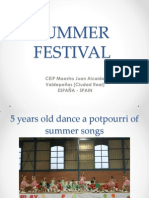 Summer Festival: CEIP Maestro Juan Alcaide Valdepeñas (Ciudad Real) España - Spain