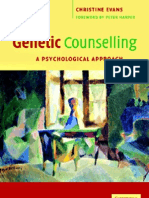 Evans Genetic Counselling-A Psychological Approach