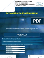 Economia Da Engenharia 1 - Tópico 7