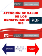 Atencion de Salud a Beneficiarios Del SIS