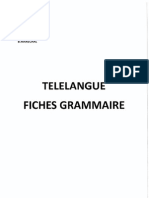 Fiches Grammaire Télélangue 1