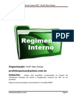 100 Questões - Regimento Interno TRT MG