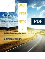 Aadt Infor Matio N: A. Design Guidelines