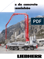 Bombas de Concreto Sobre Caminhão LIEBHERR