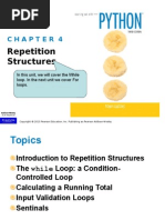 Python Chapter 04 While Loop Notes