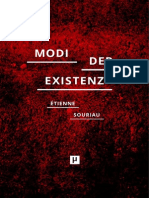 Souriau-Modi Der Existenz