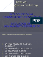 Tema 00 Introducción 3 Evolución Del Pensamiento Geográfico