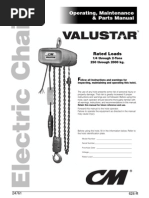 Polipastos CM Valuestar Manual