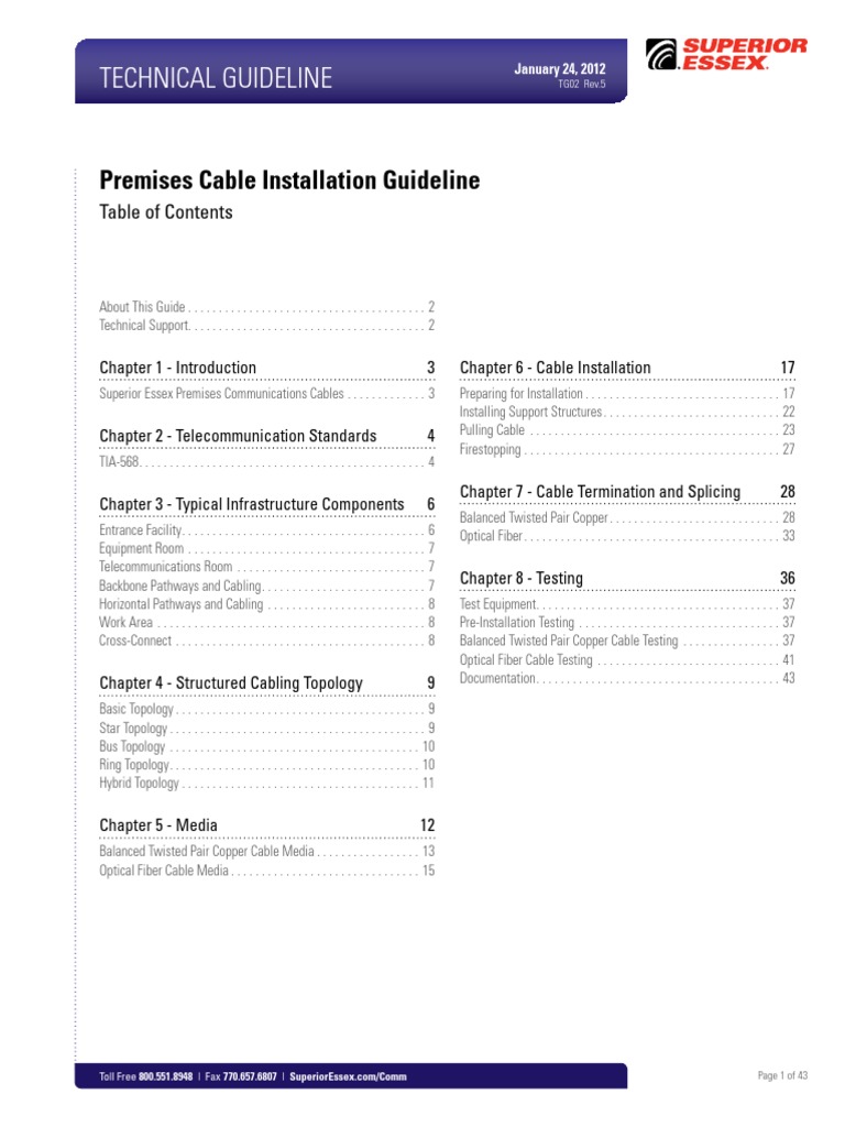 CAT 5 Cabling guidelines.pdf Network Topology Cable