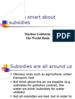 Markus Subsidies