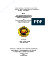Download Implementasi Kebijakan Retribusi Jasa Umum Penyelenggaraan Transportasi Bidang Perpakiran Di Kota Palembang Tesis Bab i - Vi by Tama Rustam K Ama SN270035407 doc pdf