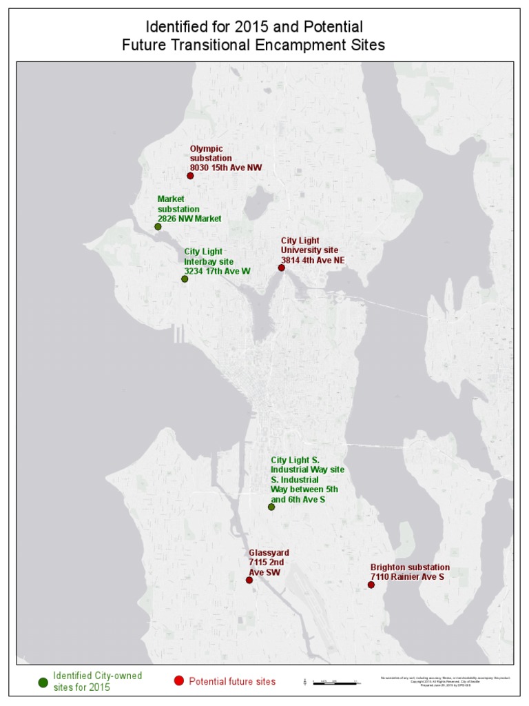 Seattle Transitional Site Map | PDF