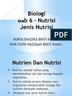 Jenis Nutrisi