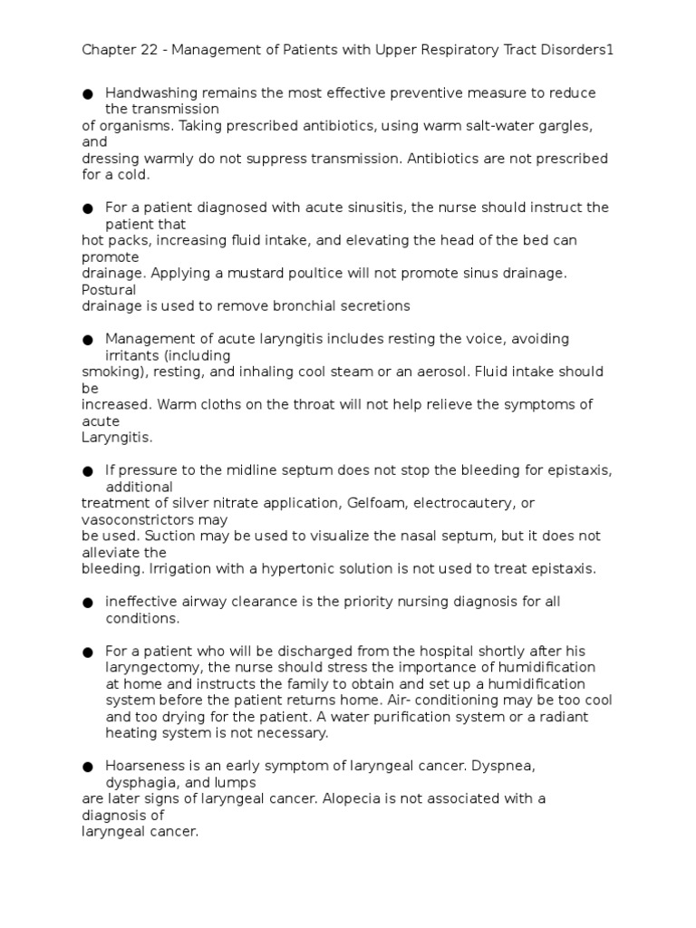 Laryngitis Management and Nursing Care | PDF | Larynx | Respiratory Tract