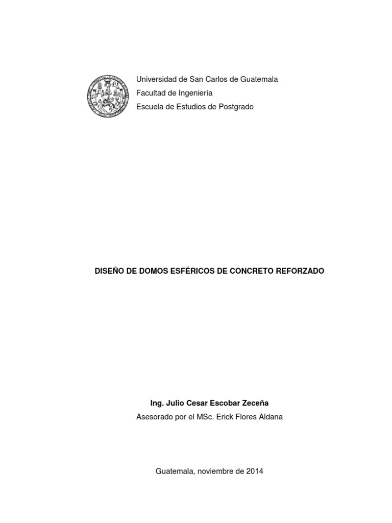 Domos Esfericos de Concreto | PDF | Hazme | Bóveda (Arquitectura)