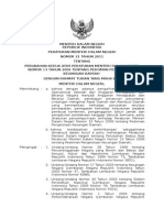 Rancangan Permendagri TTG Revisi Permendagri 13 Edit 25.5.2011