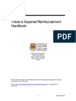 Travel Expense Reimbursemesdfnt Handbook