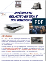 3 Movimiento Relativo Una y Dos Dimensiones PDF