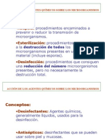 Accion de Agentes Quimicos Sobre Los Microorganismos