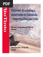 Mike Jolley - President Director PT Rio Tinto Indonesia