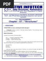 Chapter - 07: "Structures": (C - Programming)