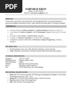 Engineer Resume Format