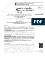 Attitudes Towards Offensive Advertising Malaysian Muslims Views