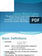 5 Linear Block Codes