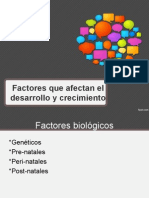 Factores Que Afectan El Desarrollo en Niños de 3 A 6 Años