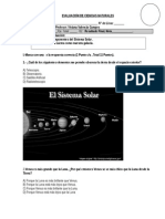 Evaluacion Sistema Solar