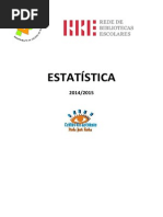 Estatística de utilização CR 2014-2015