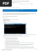Use the System File Checker Tool to Repair Missing or Corrupted System Files