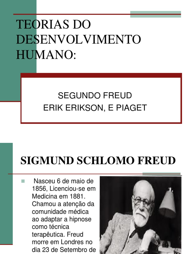 4 Fases Do Desenvolvimento ERIK ERIKSON Piaget e Freud RESUMO
