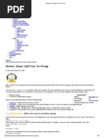 Linux Add User To Group