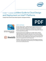 Intel® Cloud Builders Guide To Cloud Design and Deployment On Intel® Platforms