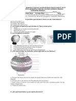 Evaluación de Historia Continente Americano 4º Año