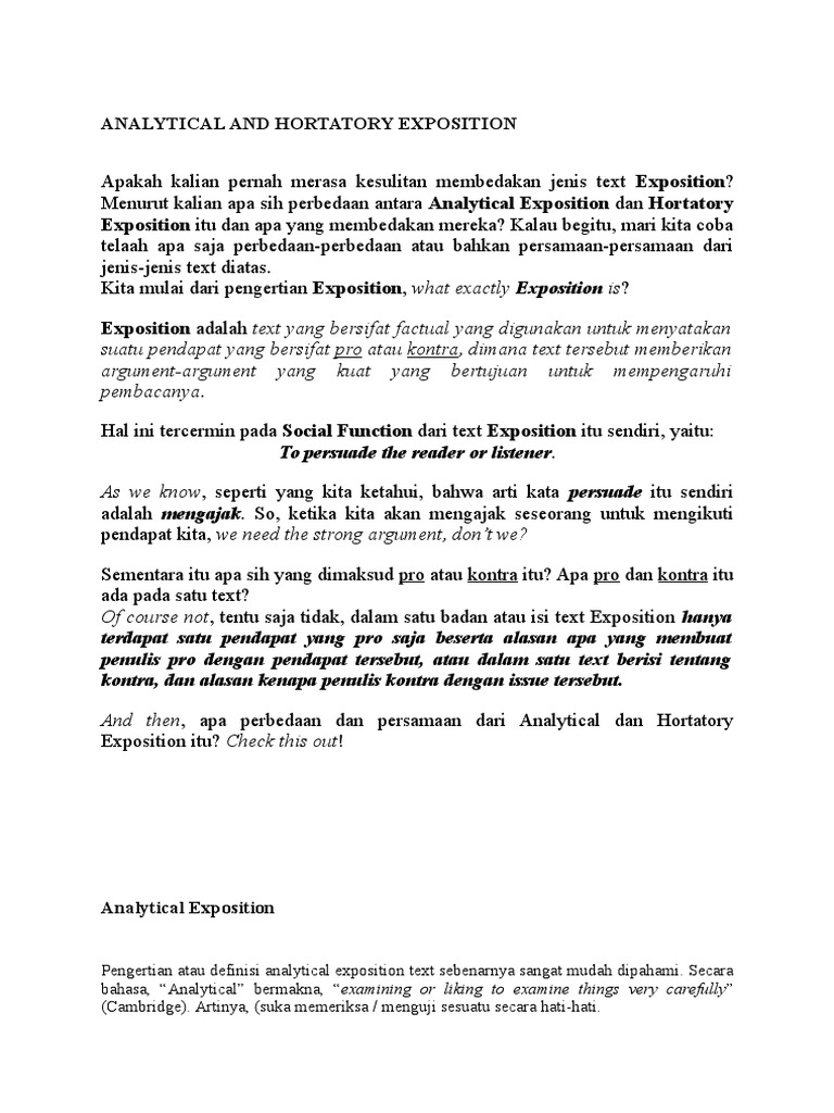 Analytical And Hortatory Exposition Merokok Rokok