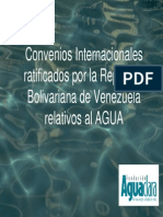 Convenios Internacionales en Venezuela Referente Al Agua