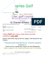 ST Charles Golf Outing Entry Flyer