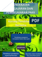 Pendekatan Pengajaran Dan Pembelajaran Pakk