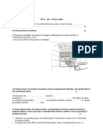 Test Prelucrarea Aluatului