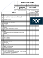 Check-List Do Ônibus de Tranporte de Colaboradores I