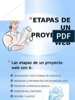 etapas de un proyecto web