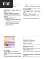 Resumo - Alimentação saudável