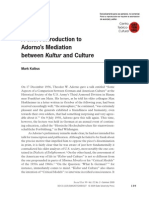 203 Kalbus a Short Introduction to Adorno's Mediation Between Kultur and Culture