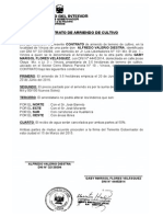 Contrato de arriendo de cultivo