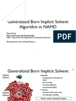 GBIS Implicit Solvent Algorithm in NAMD