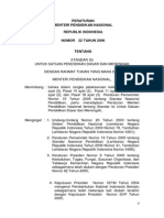 Permendiknas No 22 Tahun 2006 Standar Isi PDF
